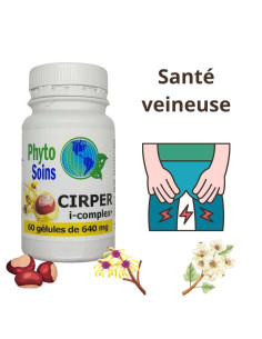 Gélules Cirper i-complex- Santé veineuse du petit bassin - Phyto-soins