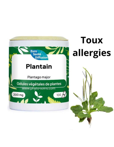 Gélules de Plantain majeur 200mg - Phytofrance