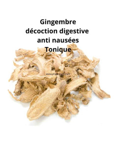Racine de Gingembre coupée (Zingiber officinalis) BIO ou tradi - Phytofrance