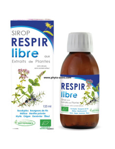 Sirop Respir Libre aux extraits de plantes BIO - Phytofrance