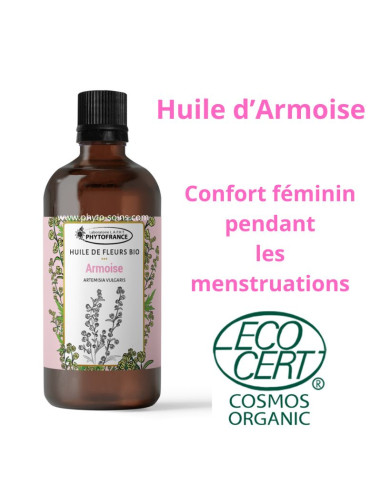 Huile solarisée d’Armoise 100ml – Bio & 100 % naturelle - Phytofrance