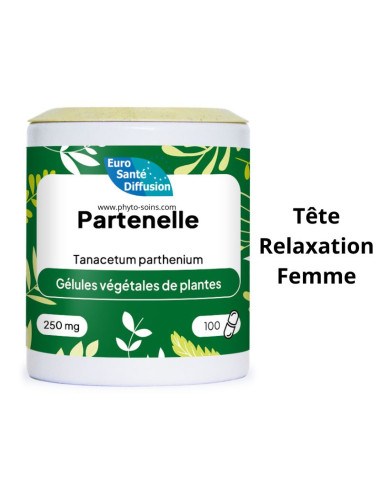 Boite de 60 ou 250 gélules de Camomille grande (Partenelle) - Phytofrance