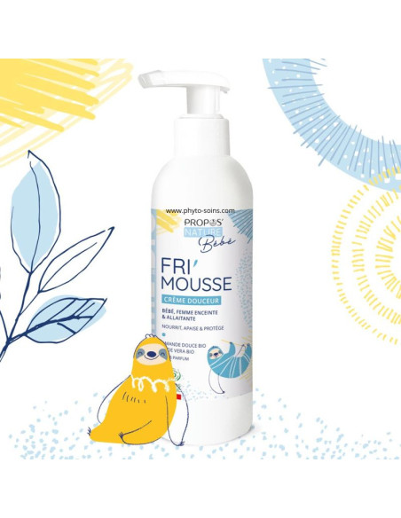 Fri'mousse crème corps douceur bébé 200ml - Propos nature