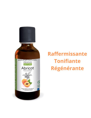 Huile Végétale d’Abricot BIO cosmos organic 50ml - Propos nature