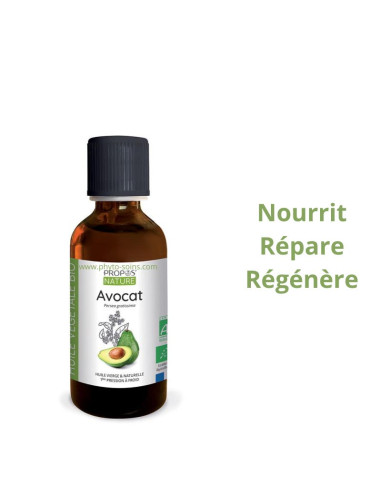 Huile Végétale d’Avocat BIO cosmos organic 50ml - Propos nature