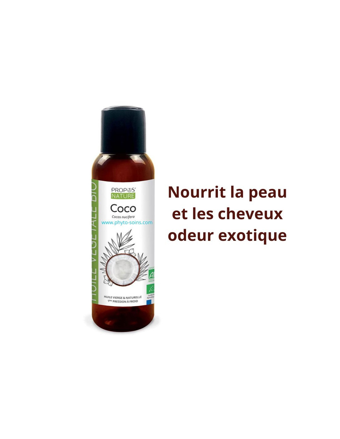 Huile Végétale de Coco vierge BIO cosmos organic - Propos nature