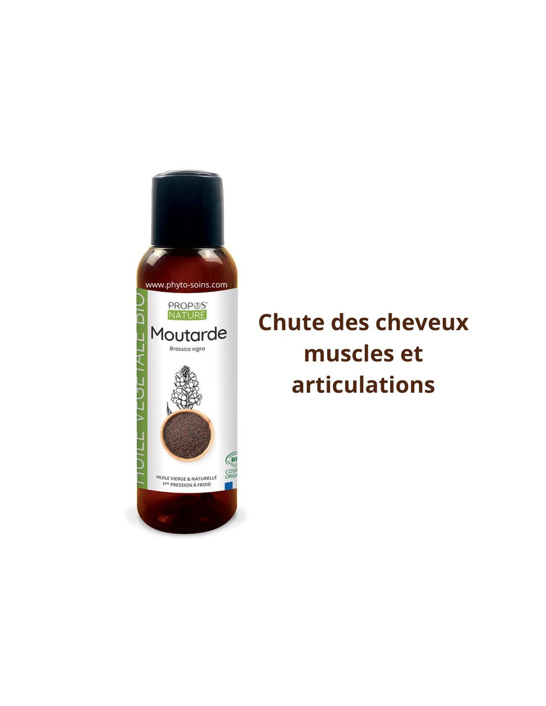 Huile Végétale de Moutarde BIO cosmos organic - Propos nature
