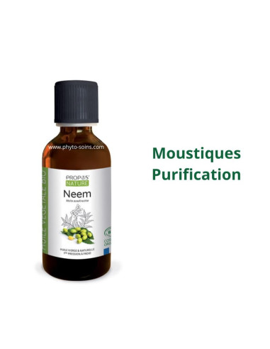 Huile Végétale de Neem BIO cosmos organic- 50ml - Propos nature