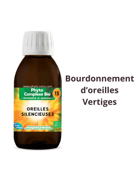Phyto-complexe BIO n°13 Oreilles silencieuses - Phytofrance par phyto-soins