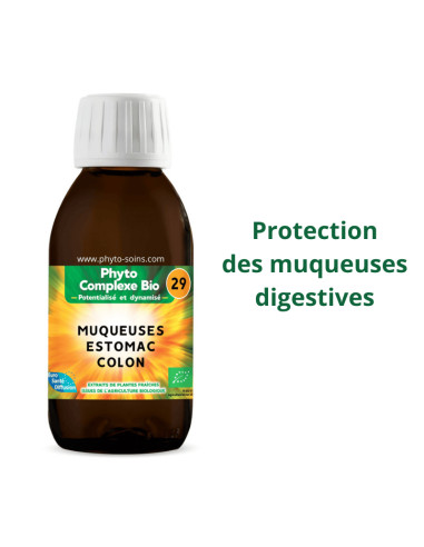 Phyto complexe BIO n°29 muqueuses estomac/colon - Phytofrance par phyto-soins.com