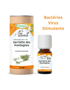 Huile essentielle de Sarriette des montagnes BIO, pure et naturelle - Phytofrance par phyto-soins.com