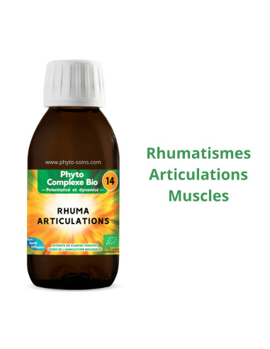 Phyto-complexe BIO n°14 rhumatisme - articulation - Phytofrance par phyto-soins.com