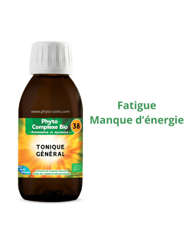 Phyto-complexe BIO n°38 Tonique général - Phytofrance par phyto-soins.com