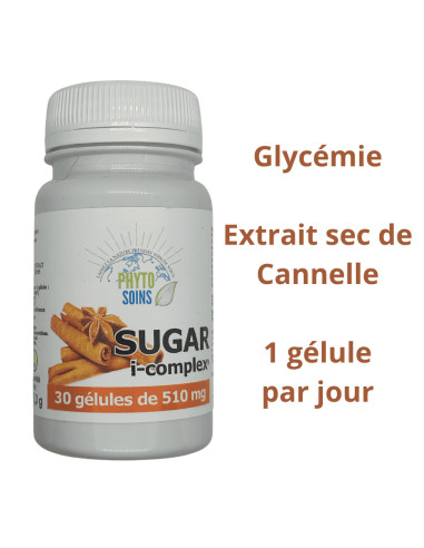 Gélules Sugar i-complex- équilibre du sucre - Phyto-soins