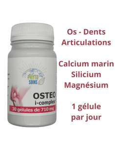Gélules Ostéo i-complex- Pour des Os costauds - Phyto-soins