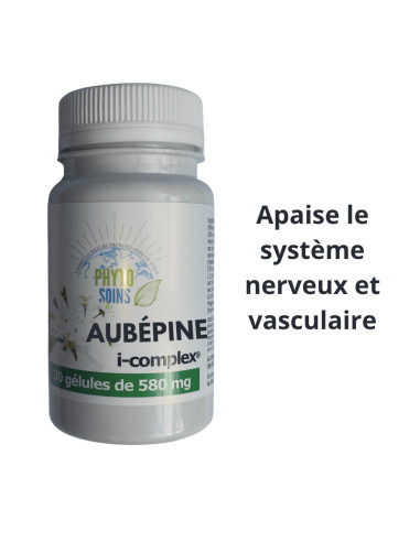 Gélules Aubépine i-complex- Sérénité & Soutien cardiovasculaire - Phyto-soins