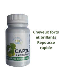 Gélules Capil i-complex- Force, croissance et vitalité des cheveux - Phyto-soins