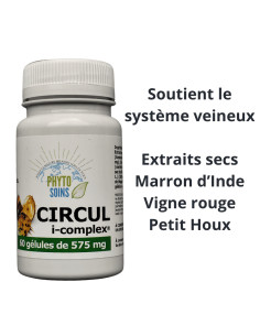Gélules Circul i-complex- circulation veineuse - Phyto-soins