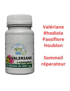 Gélules de Valériane i-complex - sommeil - Phyto-soins