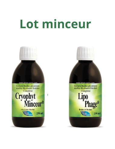 cryophyt'minceur + lipophage la perte de poids naturellement