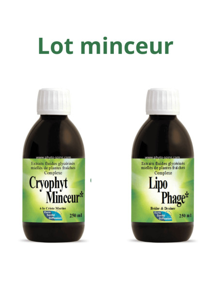 cryophyt'minceur + lipophage la perte de poids naturellement