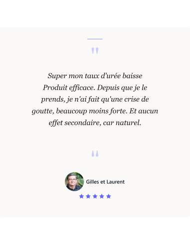 Phyto-complexe BIO n°15 acide U - avis client