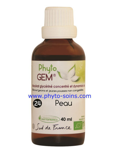 Phyto'gem BIO n°24 Peau-dermatoses phytofrance phyto-soins