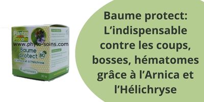 Le baume protect à l'Arnica et hélichryse pour éviter les hématomes