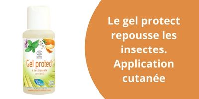 Gel protect pour repousser les insectes