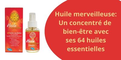 L'huile merveilleuse excellente synergie de 64 huiles essentielles